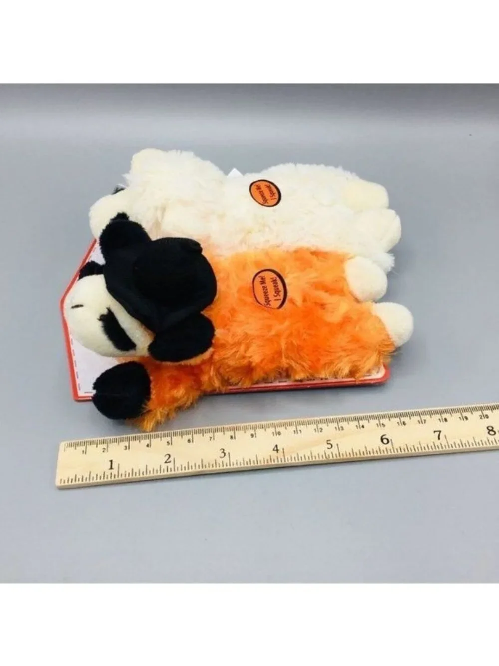 Lamb Chop Witch Halloween Plush Squeak Dog Toys Set of 2